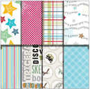 Oh Boy! Paper Pack 6 x 6" By Polkadoodles - Craftywaftyshop