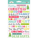 Oh What Fun Festive Words Puffy Stickers by Doodlebug Design - Craftywaftyshop