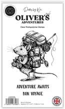Oliver's Adventures - Adventure Awaits Clear Stamp Set by Wei & Craft Consortium - Craftywaftyshop