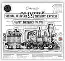 Oliver's Adventures - Birthday Express - Clear Photopolymer Stamp Set by Craft Consortium - Craftywaftyshop