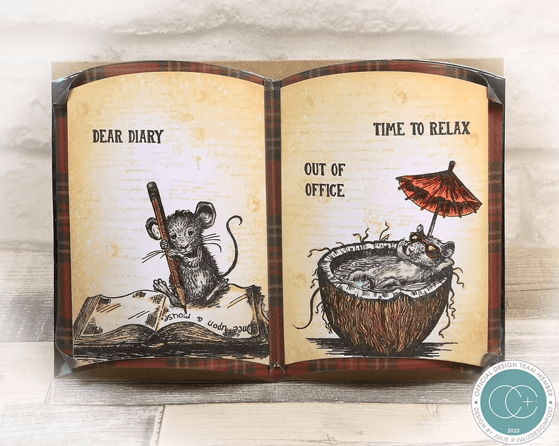 Oliver's Adventures Paradise Clear Stamp Set by Wei & Craft Consortium - Craftywaftyshop