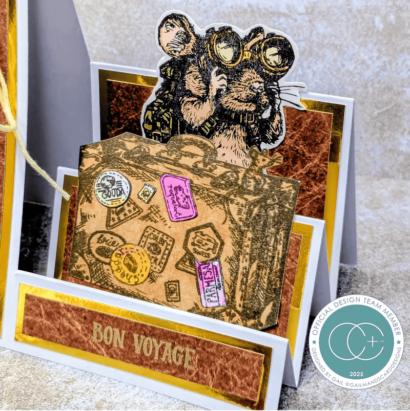 Oliver's Adventures Searching Clear Stamp Set by Wei & Craft Consortium - Craftywaftyshop