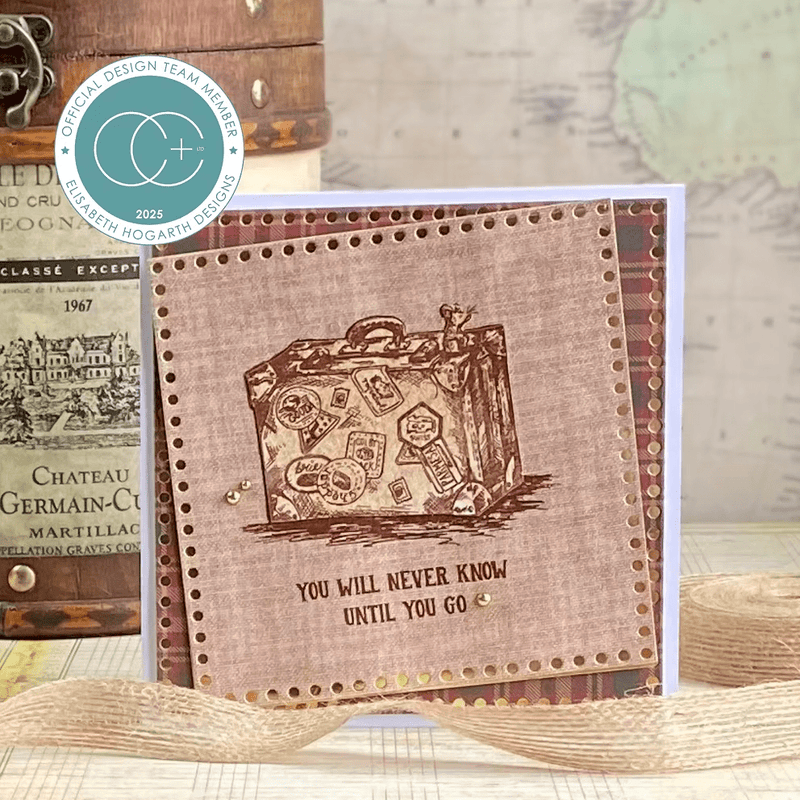 Oliver's Adventures Travel Clear Stamp Set by Wei & Craft Consortium - Craftywaftyshop