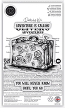 Oliver's Adventures Travel Clear Stamp Set by Wei & Craft Consortium - Craftywaftyshop