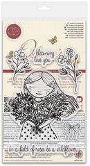 Olivia's Wildflower Adventure - Be a Wildflower | CCLSTMP007 - Craftywaftyshop