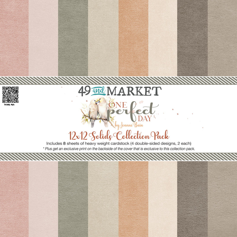 One Perfect Day 12x12 Solids Collection Pack by 49 and Market - Craftywaftyshop