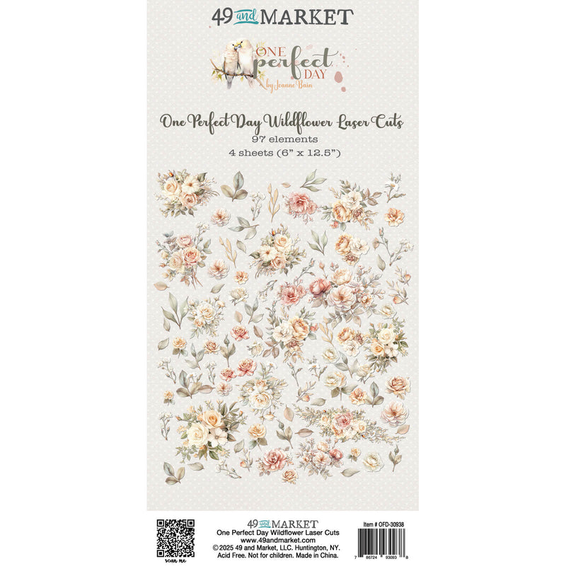 One Perfect Day Laser Cut Wildflowers by 49 and Market - Craftywaftyshop
