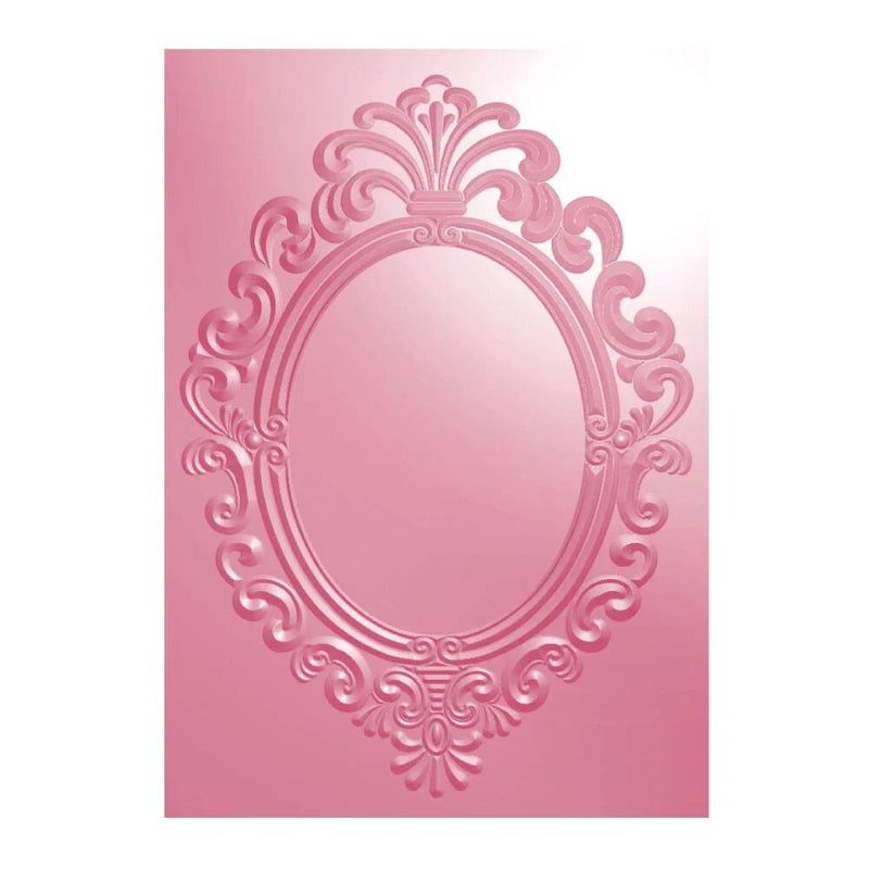 Ornate Frame 5x7 3D Embossing Folder & Metal Die Set by Chloes Creative Cards - Craftywaftyshop