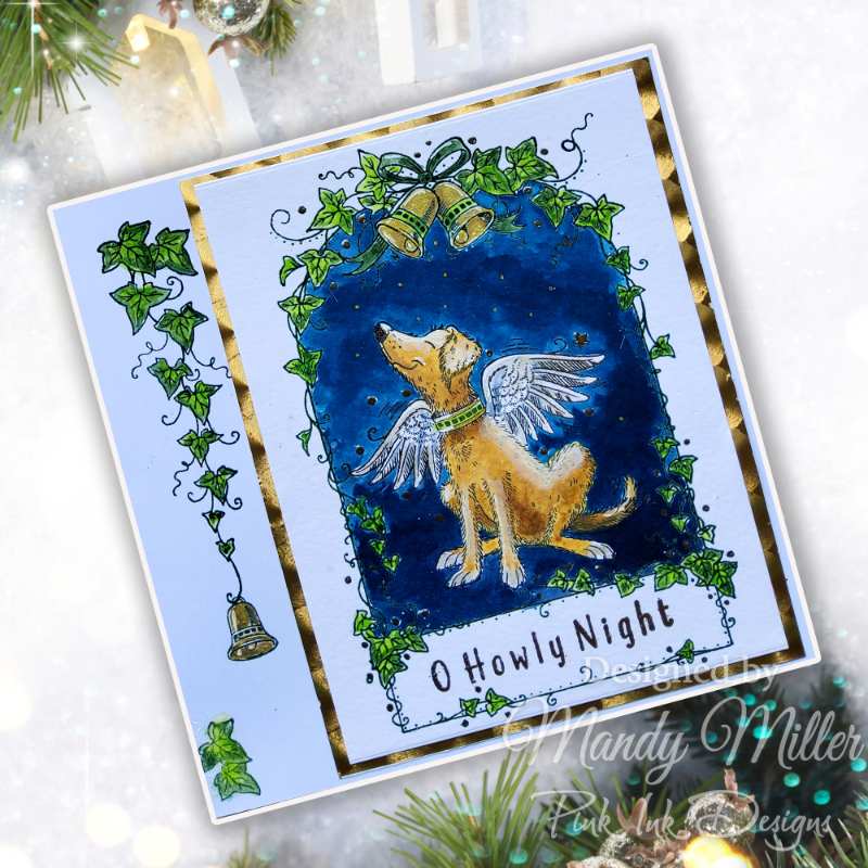 Pink Ink Designs O Howly Night 6 in x 8 in Clear Stamp Set - Craftywaftyshop