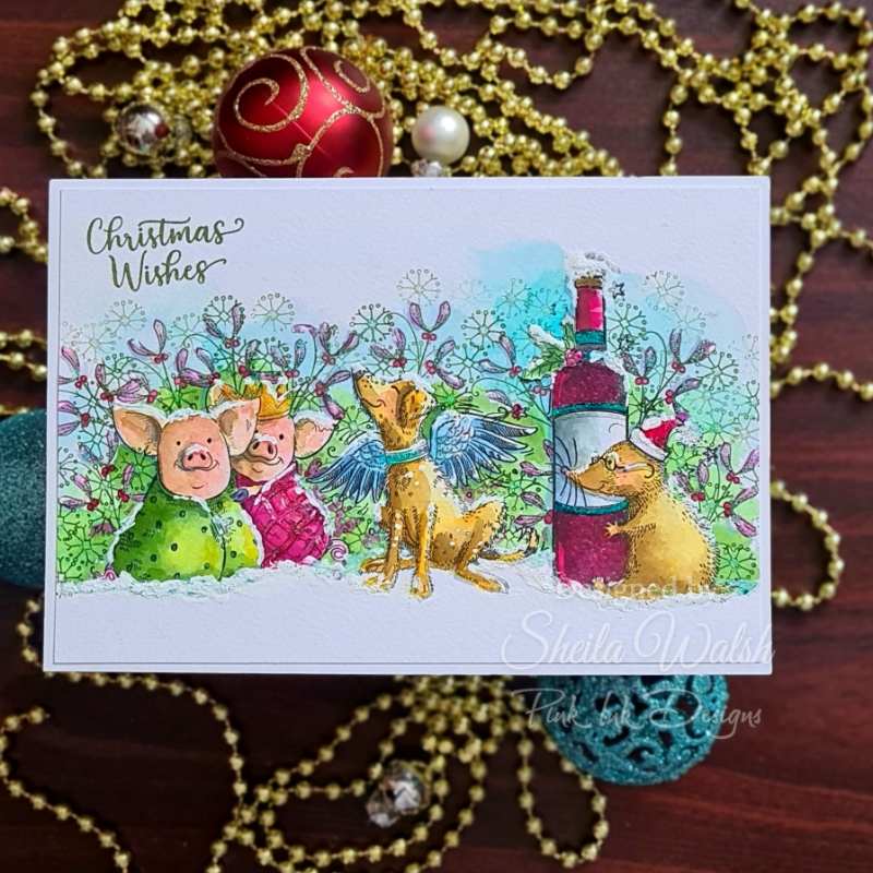 Pink Ink Designs O Howly Night 6 in x 8 in Clear Stamp Set - Craftywaftyshop