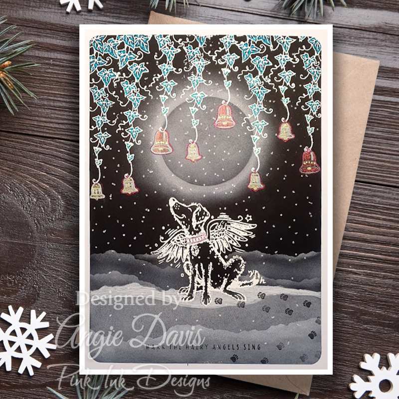 Pink Ink Designs O Howly Night 6 in x 8 in Clear Stamp Set - Craftywaftyshop