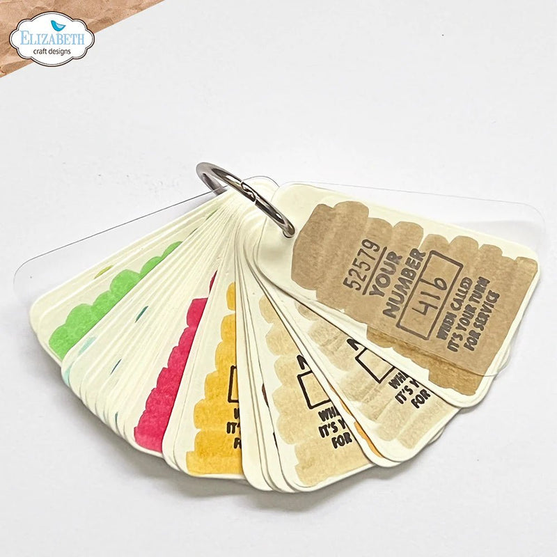 Pocket Page Fillers 1 - Full Size Postage Stamps Die Set by Elizabeth Craft Designs - Craftywaftyshop
