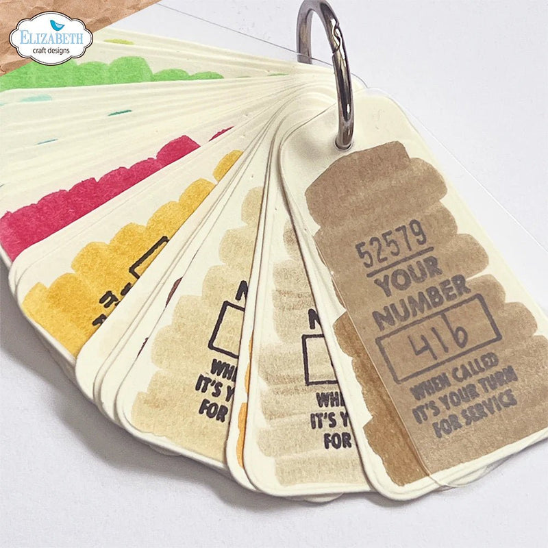 Pocket Page Fillers 1 - Full Size Postage Stamps Die Set by Elizabeth Craft Designs - Craftywaftyshop