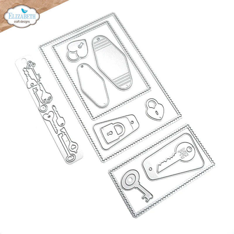 Pocket Page Fillers 1 - Full Size Postage Stamps Die Set by Elizabeth Craft Designs - Craftywaftyshop