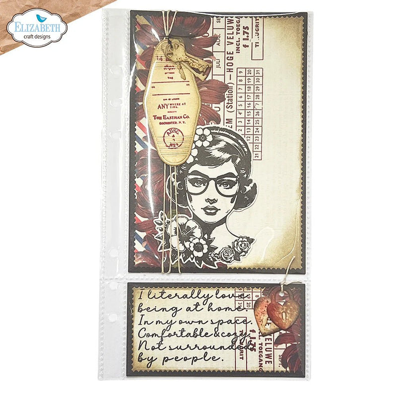 Pocket Page Fillers 1 - Full Size Postage Stamps Die Set by Elizabeth Craft Designs - Craftywaftyshop