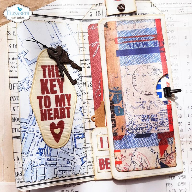 Pocket Page Fillers 1 - Full Size Postage Stamps Die Set by Elizabeth Craft Designs - Craftywaftyshop