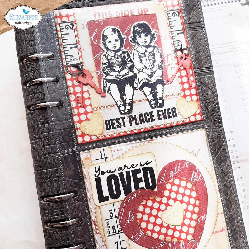 Pocket Page Fillers 2 - Full Size Postage Stamps Die Set by Elizabeth Craft Designs - Craftywaftyshop