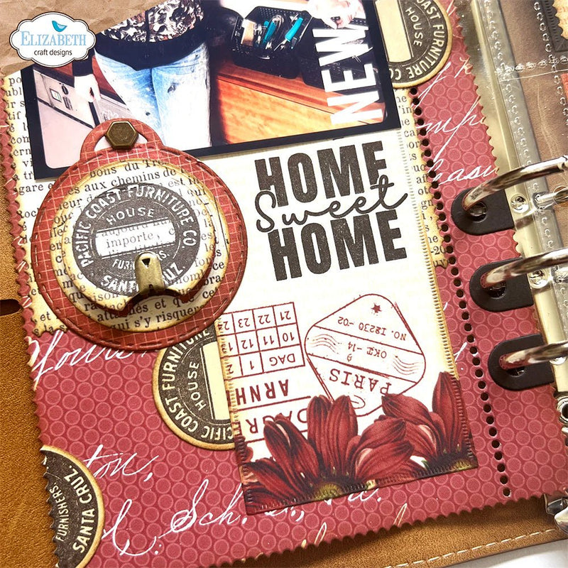 Pocket Page Fillers 2 - Full Size Postage Stamps Die Set by Elizabeth Craft Designs - Craftywaftyshop
