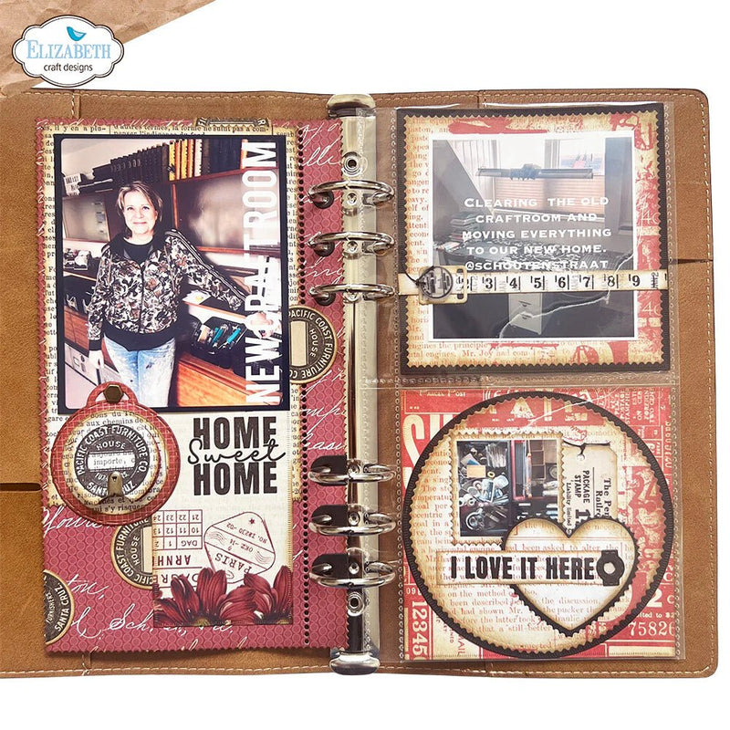 Pocket Page Fillers 2 - Full Size Postage Stamps Die Set by Elizabeth Craft Designs - Craftywaftyshop