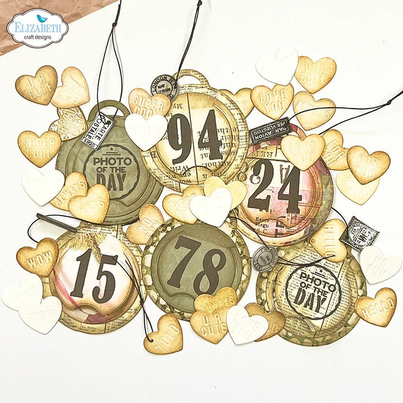 Pocket Page Fillers 2 - Full Size Postage Stamps Die Set by Elizabeth Craft Designs - Craftywaftyshop