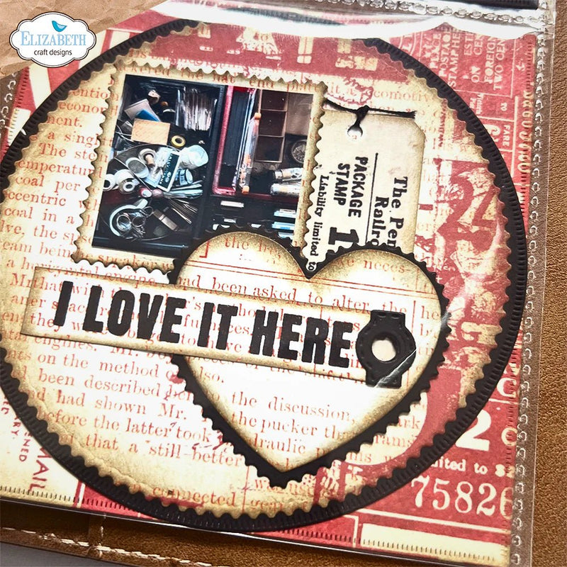 Pocket Page Fillers 2 - Full Size Postage Stamps Die Set by Elizabeth Craft Designs - Craftywaftyshop
