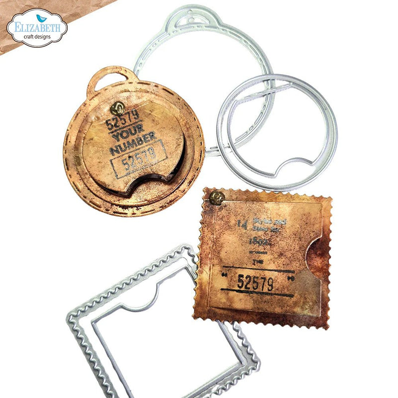 Pocket Page Fillers 2 - Full Size Postage Stamps Die Set by Elizabeth Craft Designs - Craftywaftyshop