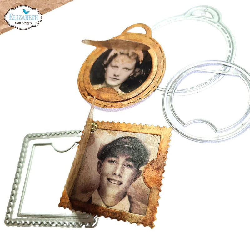 Pocket Page Fillers 2 - Full Size Postage Stamps Die Set by Elizabeth Craft Designs - Craftywaftyshop