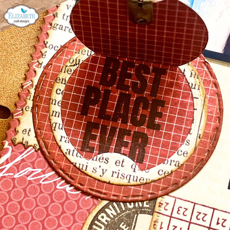 Pocket Page Fillers 2 - Full Size Postage Stamps Die Set by Elizabeth Craft Designs - Craftywaftyshop