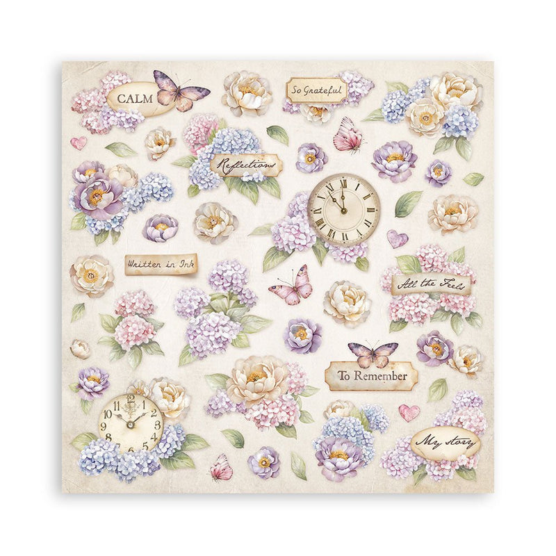 Quiet Days - 12”x12” Single Faced Scapbook Pad By Stamperia - Craftywaftyshop