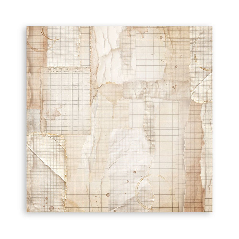 Quiet Days 8”x8” Double Sided Scrapbook Pad By Stamperia - Craftywaftyshop