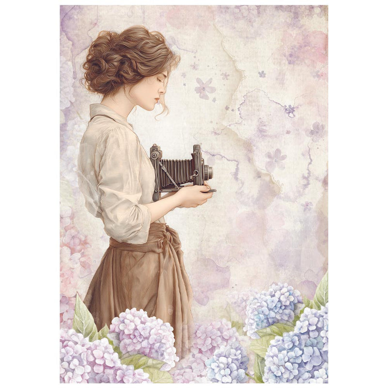 Quiet Days Mini A6 Rice Paper Pad - Craftywaftyshop