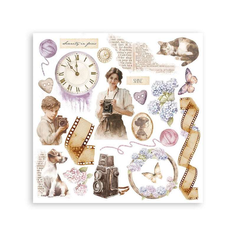 Quiet Days Rub - on Kit by Stamperia - Craftywaftyshop