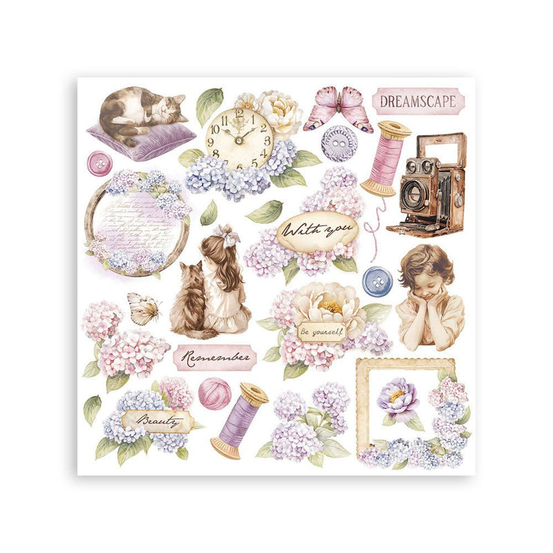 Quiet Days Rub - on Kit by Stamperia - Craftywaftyshop