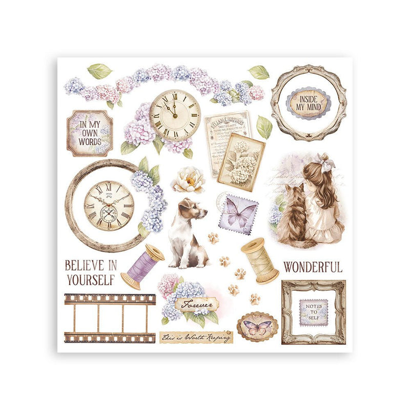 Quiet Days Rub - on Kit by Stamperia - Craftywaftyshop