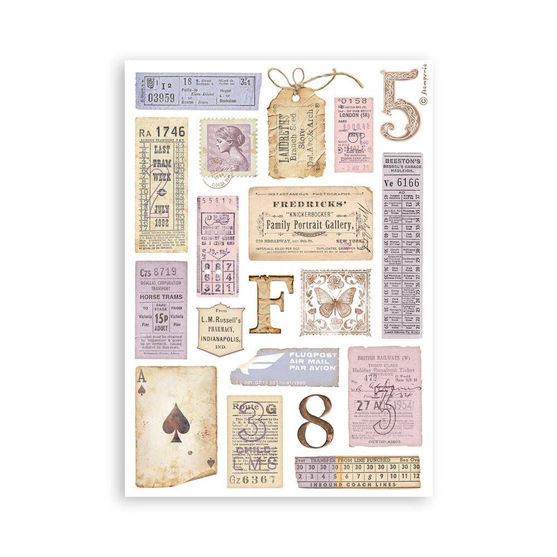 Quiet Days Washi Pad by Stamperia - Craftywaftyshop