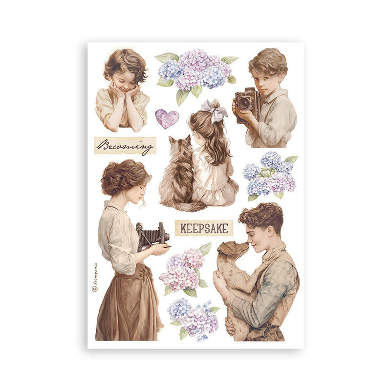 Quiet Days Washi Pad by Stamperia - Craftywaftyshop