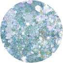Rainbow Blue Sparkelicious Glitter 1/2oz Jar by Chloes Creative Cards - Craftywaftyshop