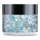 Rainbow Blue Sparkelicious Glitter 1/2oz Jar by Chloes Creative Cards - Craftywaftyshop