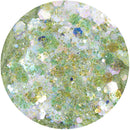 Rainbow Green Sparkelicious Glitter 1/2oz Jar by Chloes Creative Cards - Craftywaftyshop