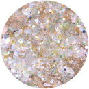 Rainbow Orange Sparkelicious Glitter 1/2oz Jar by Chloes Creative Cards - Craftywaftyshop