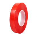 Red Liner Double Sided Polyester Transparent Tape 25mm x 50m - Craftywaftyshop