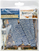 Rust & Revs 2.0 Chipboard Set by 49 and Market - Craftywaftyshop