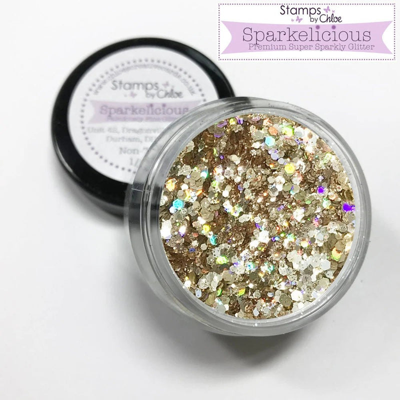 Salted Caramel Sparkelicious Glitter by Chloes Creative Cards - Craftywaftyshop