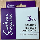 Sanding Block & Dust Cloth by Crafters Companion - Craftywaftyshop