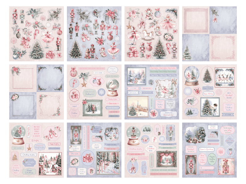 Sara Signature A Christmas Dream - 8" x 8" Topper Pad - Craftywaftyshop
