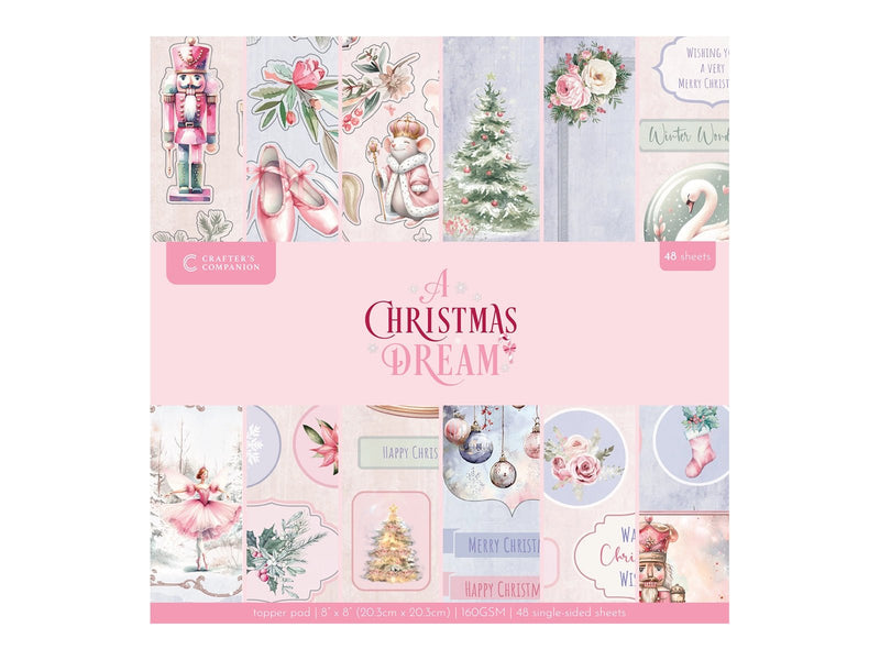 Sara Signature A Christmas Dream - 8" x 8" Topper Pad - Craftywaftyshop