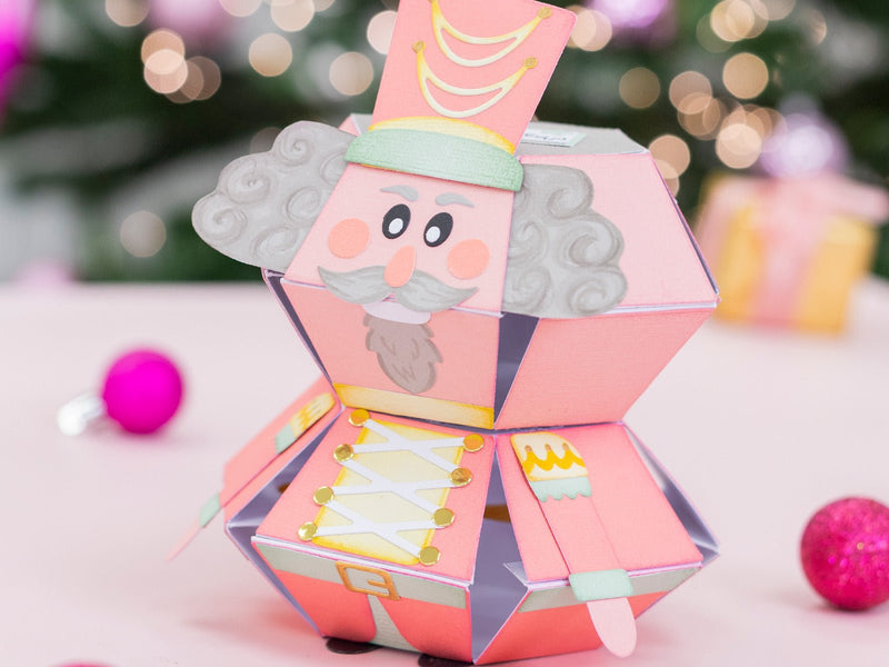 Sara Signature A Christmas Dream Die and Stencil - 3D Pop - Up Nutcracker - Craftywaftyshop