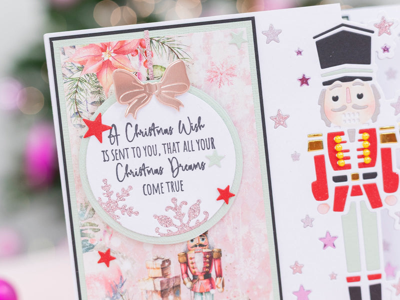 Sara Signature A Christmas Dream Luxury Linen Card - A4 - Craftywaftyshop