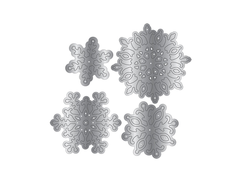 Sara Signature A Christmas Dream Metal Die - Winter Snowflakes - Craftywaftyshop
