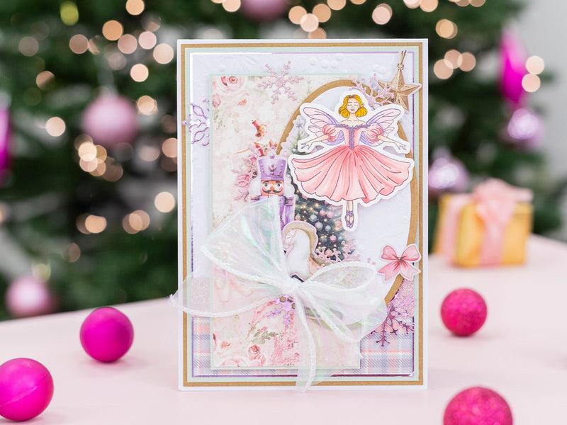 Sara Signature A Christmas Dream Stamp and Die - Sugar Plum Fairy - Craftywaftyshop